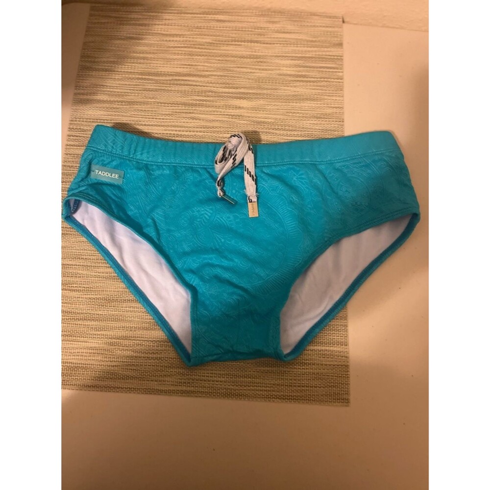 NWT Taddlee Teal Men’s Swim Brief Bottoms